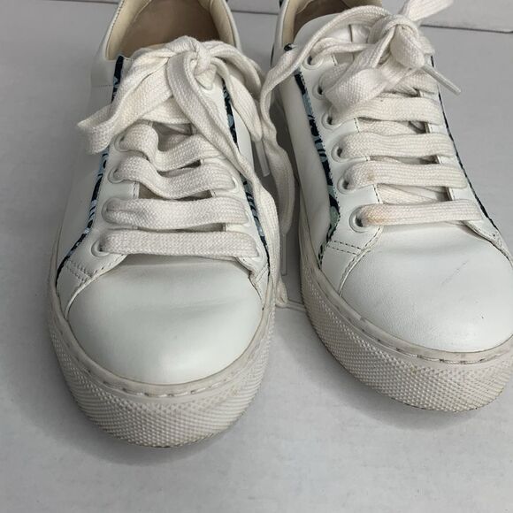 Sophia Webster white leather butterfly trainer sneakers - Picture 6 of 11